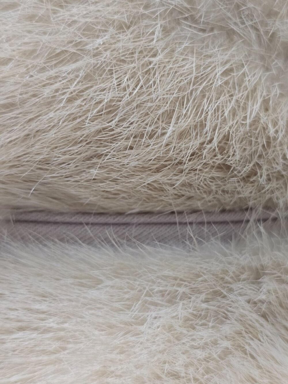Vintage Maybe Real Fur (Mink?) Bucket Hat & Box - Cream Beige, Mid Century​ - Picture 4 of 12